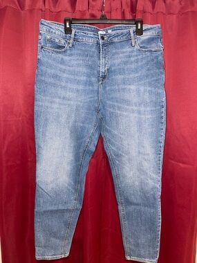 Old Navy Light/medium Wash Skinny Jeans Plus Size 18